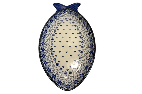 E18 Bunzlau groot Visbord 35x20cm 2158X Serveerschalen